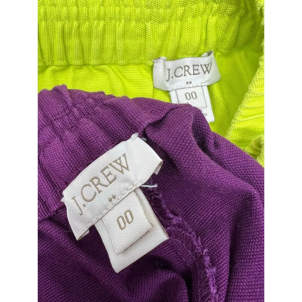Lot of 2 J.Crew 100% Cotton Short 00